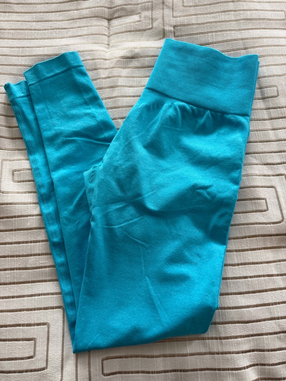 Kids Bright Teal Leggings